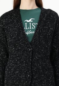 ONLY ONLJULIZ BUTTON CARD  - Gilet - black/white