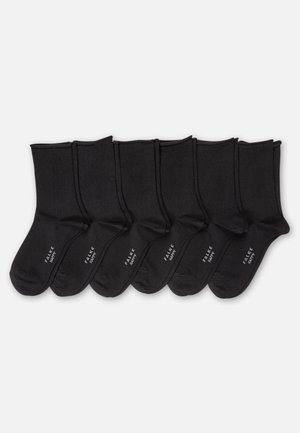 FALKE Happy 6-Pack - Sokid - black