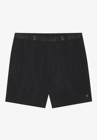 REGULAR FIT SPORT SHORTS WITH LOGO WAISTBAND - Shorts - black