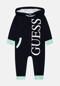 Guess NEW BORN BABY HOODED UNISEX - Baby gifts - smart blue