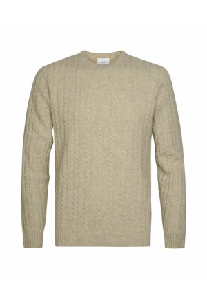 PROFUOMO, PROFUOMO PULLOVER CREW-NECK - Jersey de punto - light beige