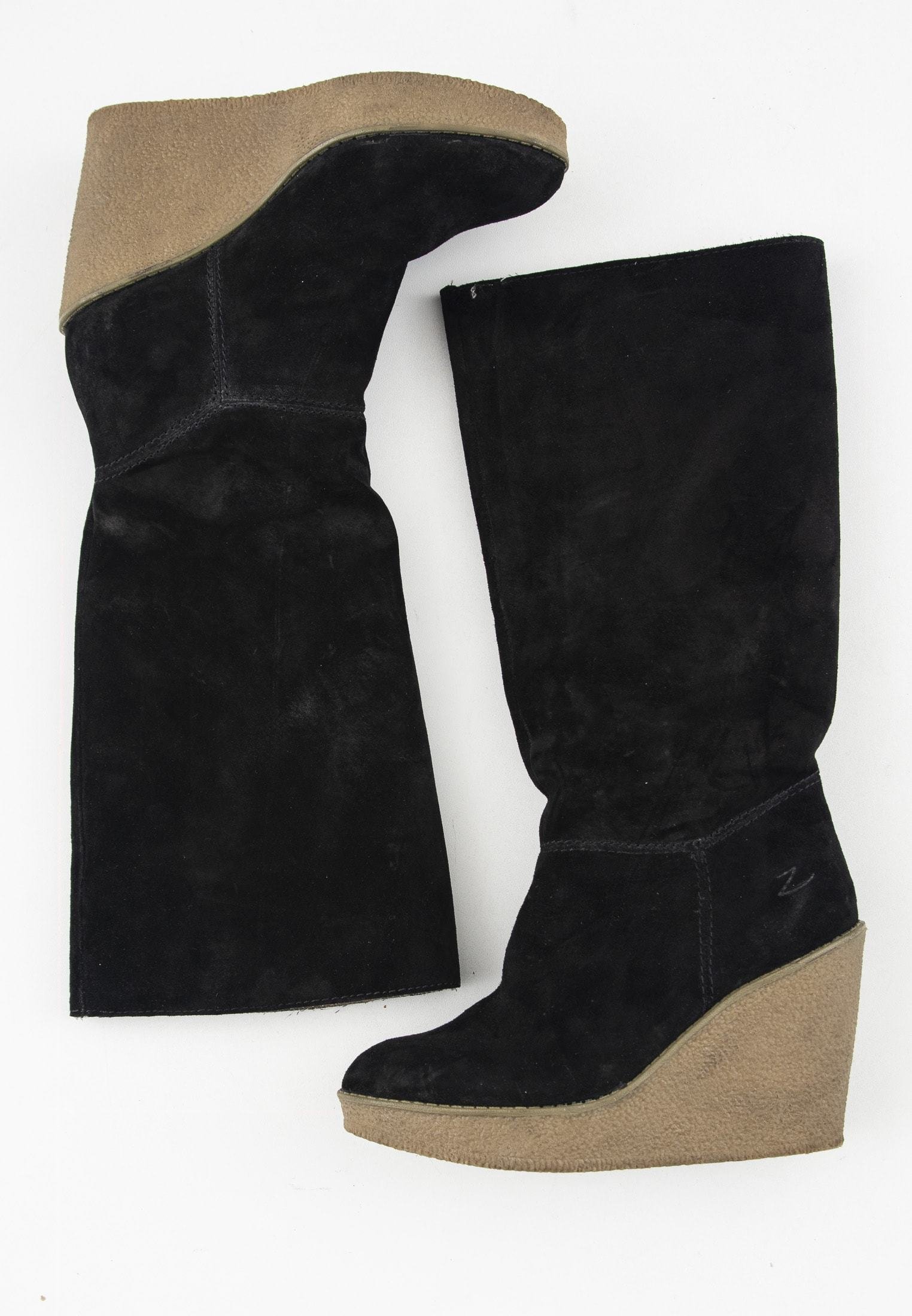 Zign Laarzen met sleehak - black/Zwart - Zalando.nl