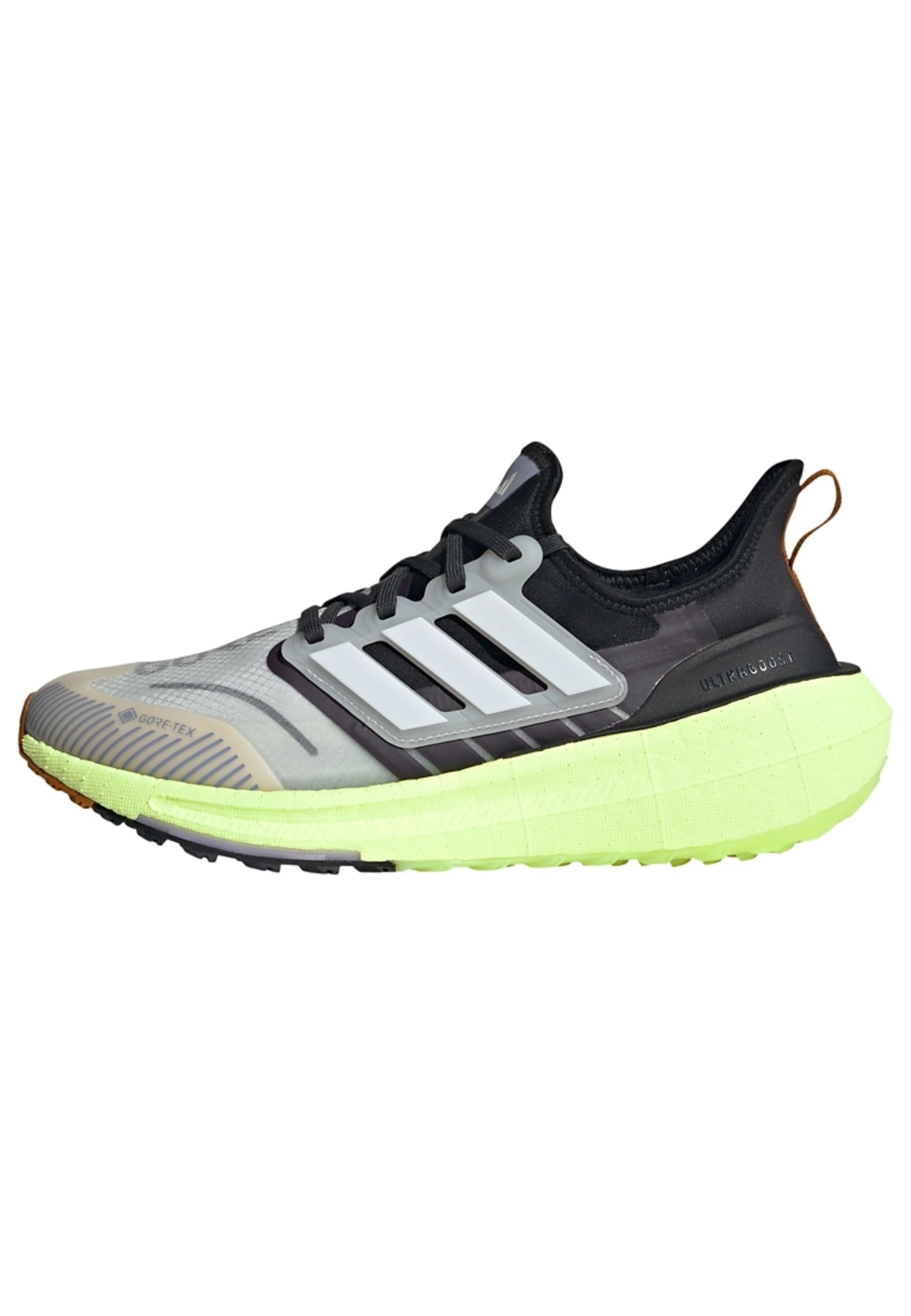 adidas Performance ULTRABOOST LIGHT GORE-TEX - Road running shoes - carbon  cloud white green spark/grey - Zalando.co.uk