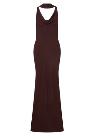 Malina, VIDA COWL NECK SCARF DRESS - Robe de cocktail - espresso
