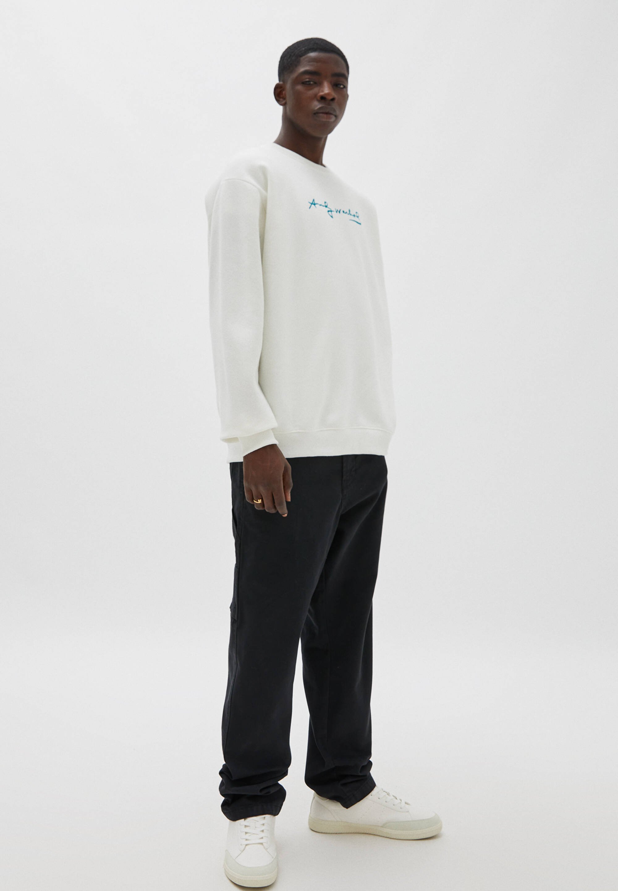PULL\u0026BEAR ERROR - Sweatshirt - offwhite 