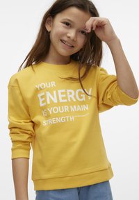 VERO MODA Girl Sudadera - golden cream