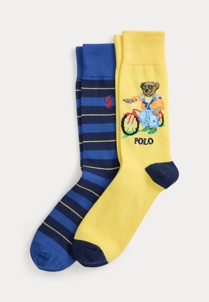 Polo Ralph Lauren POLO BEAR TROUSER SOCK 2-PACK - Κάλτσες - yellow