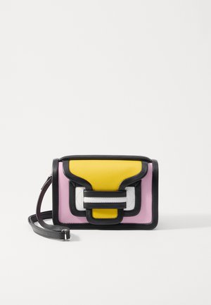 Pierre Hardy ALPHA - Cross body bag - pink/yellow/white