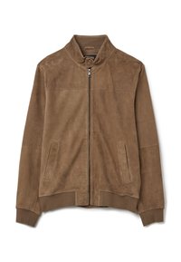 PIOMBO Giacca di pelle - tobacco brown
