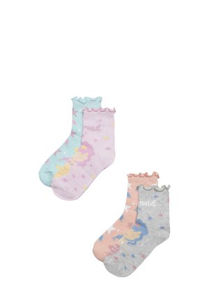 PACK 4 ESTAMPADO SIRENAS - Calcetines - pink