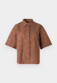 Marimekko STANDARDI PIIRTO UNIKKO  - Button-down blouse - dark brown\black