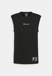 Champion Triko s potiskem - black