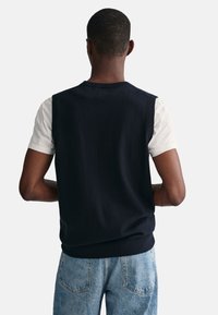 GANT Stickad tröja - evening blue