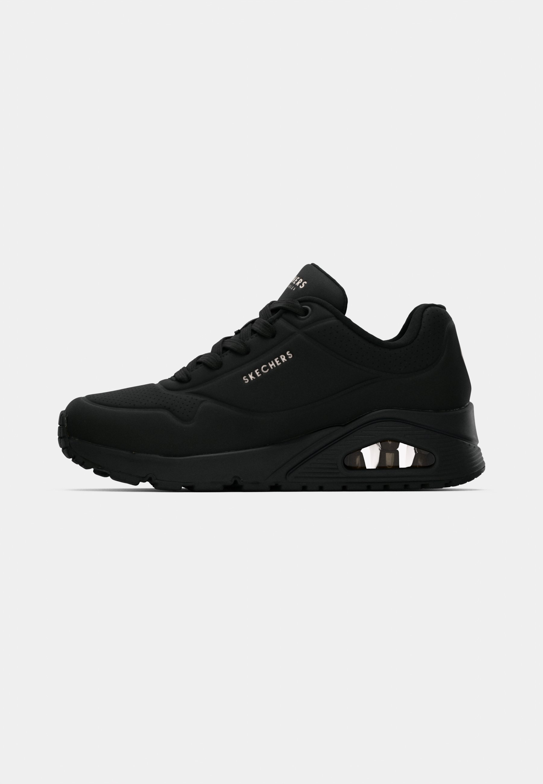 skechers uno black sports direct