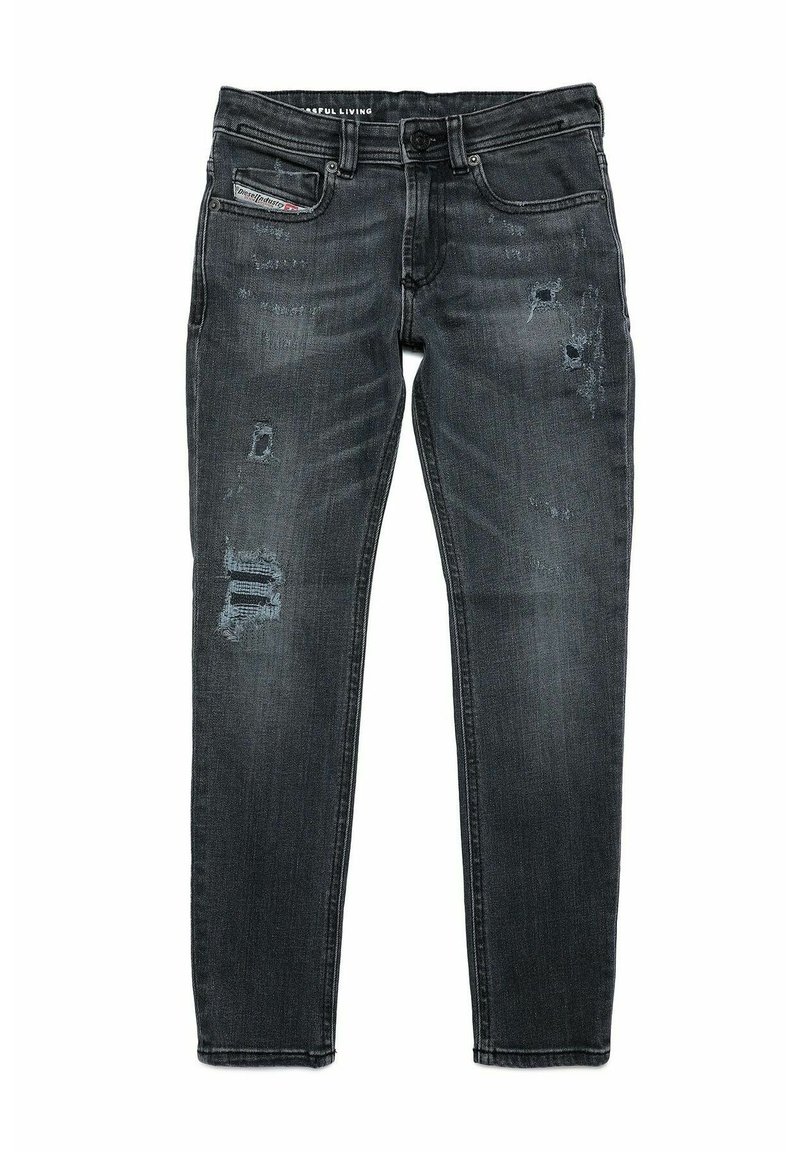 Diesel Slim fit jeans donkergrijs