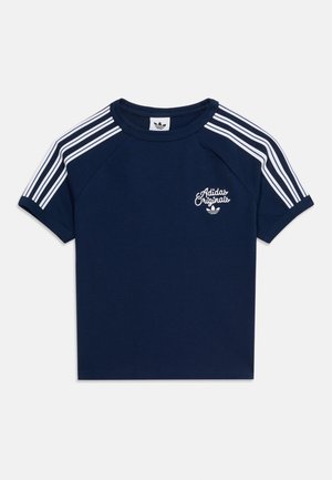 adidas Originals, STRIPE TEE JUNIOR - T-Shirt print - night indigo