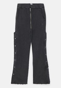 BUTTON PANTS UNISEX - Verryttelyhousut - black