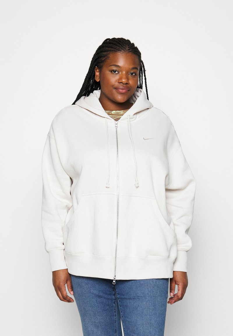 Nike Sportswear HOODIE LOOSE FIT Zipup sweatshirt orewood /sail