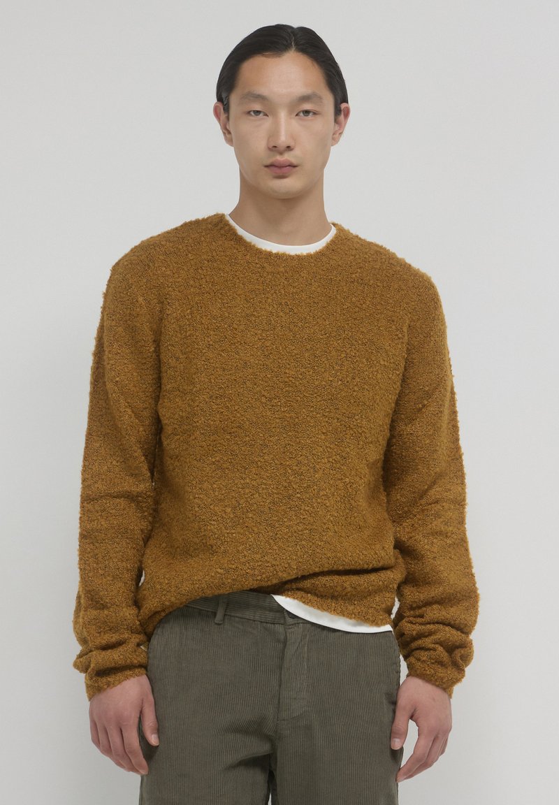 Calliope À COL RAS DU COU EN BOUCLÉ - Jumper - jaune