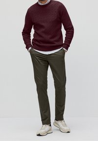 BONDELID Strickpullover - red