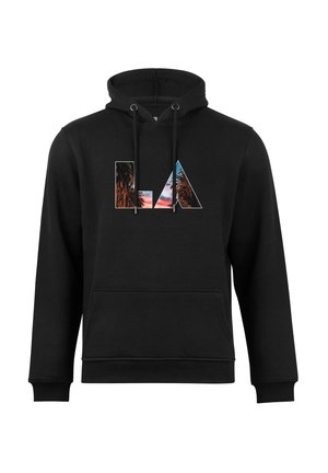 Cotton Prime SKYLINE LOS ANGELES - Kapuzenpullover - schwarz