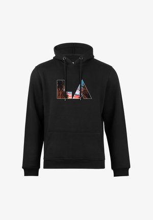 Cotton Prime SKYLINE LOS ANGELES - Kapuzenpullover - schwarz