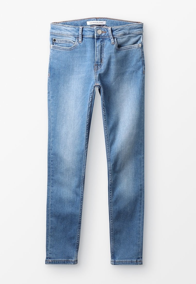 Calvin Klein Jeans SKINNY - Vaqueros pitillo - gibson blue stretch