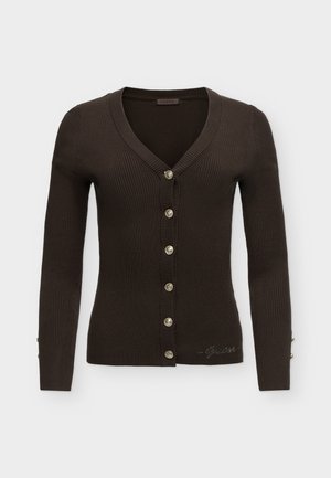 Guess, ELLIE CARDI  - Ζακέτα - dark coffee