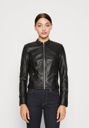 VMFAVODONA  - Imitatieleren jas - black