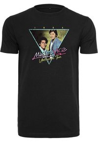 Merchcode MIAMI VICE RETRO - T-shirts med print - black