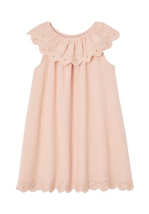 FESTLICHE MIT BESTICKTEM KRAGEN - Day dress - hellrosa