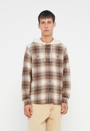 STANDARD HOODED - Hemd - khaki/black