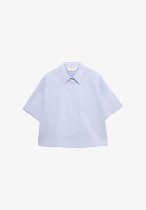 Marks & Spencer, STRIPE COLLARED - Nachtwäsche Shirt - blue mix