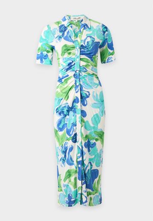 Diane von Furstenberg, ZOEY DRESS - Φόρεμα πουκάμισο - cote ibiza blue