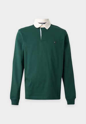 Tommy Hilfiger, ESSENTIAL SOLID RUGBY - Polokošeľa - ornamental green