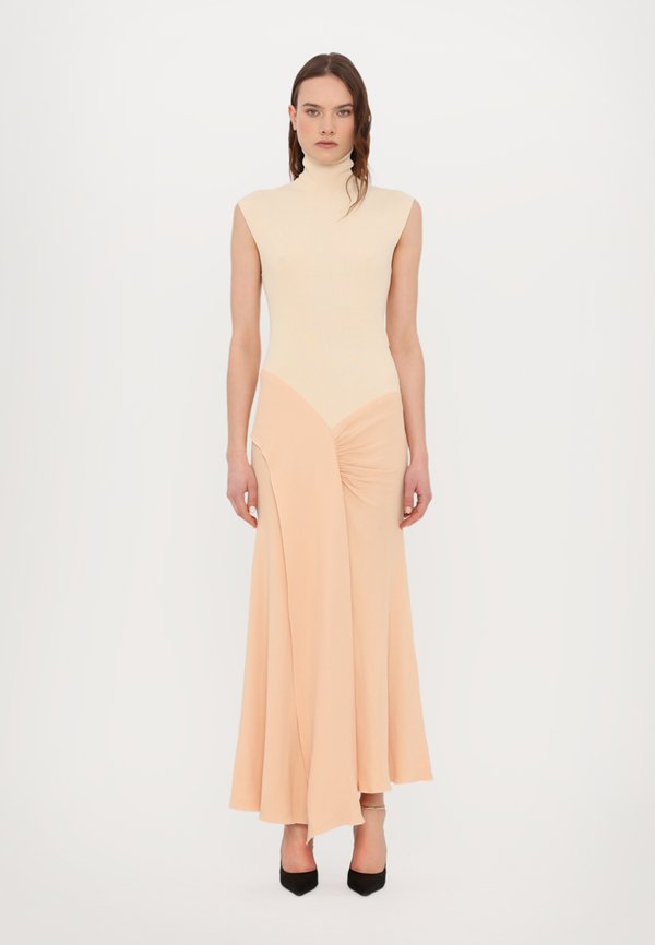CAP SLEEVE DETAIL MIDI - Cocktail dress / Party dress - pale peach2