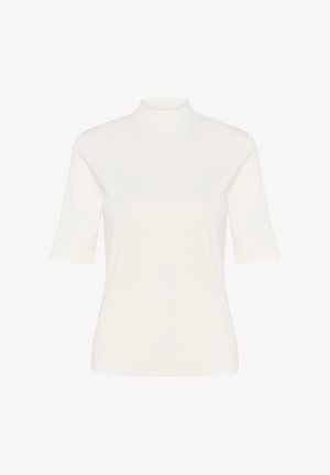 Kaffe, KACARLA TURTLENECK - T-Shirt basic - chalk