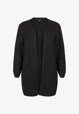 Zizzi LANGE MIT TASCHEN - Cardigan - black