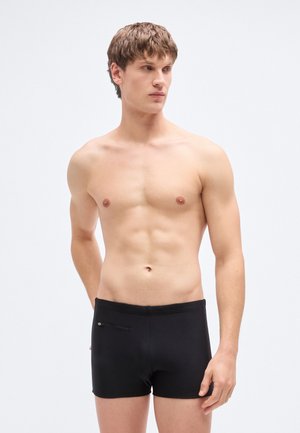 MEN'S ZIP SWIM SHORT - Lühikesed püksid ujumiseks - black