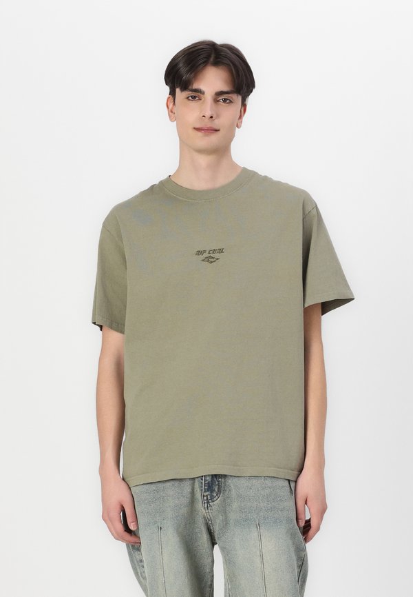 FADE OUT TEE UNISEX - Basic T-shirt - washed moss