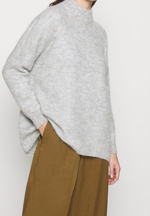 Pullover - mottled light grey