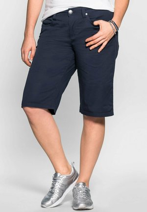 Sheego, Jeans Shorts - marine