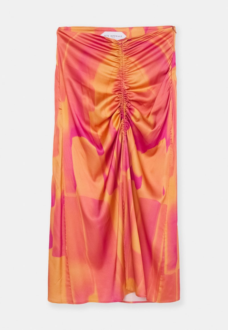 Fête Impériale A-lijn rok oranje