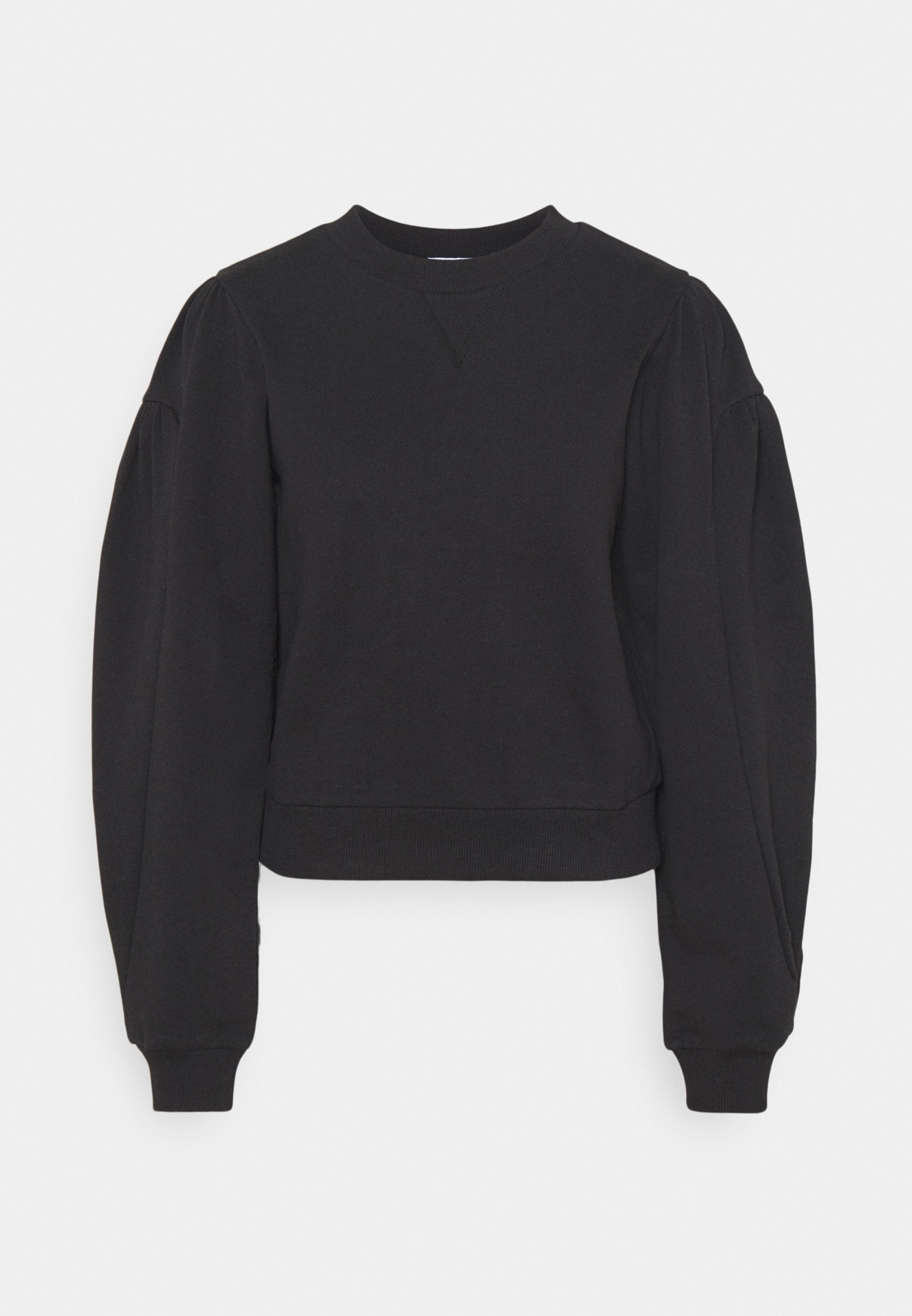 black puff sleeve sweatshirt