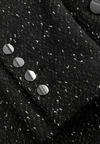 Next TEXTURED REVERE COLLAR-REGULAR FIT - Klasikinis paltas - black