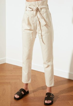 Straight leg jeans - off-white
