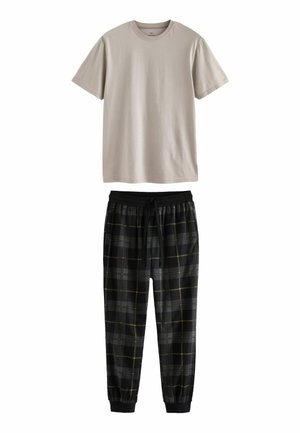 Next MOTIONFLEX COSY SET STANDARD - Pyžamová sada - black stone check