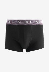Next 4 PACK - Boxerkalsong - black silver marl waistband