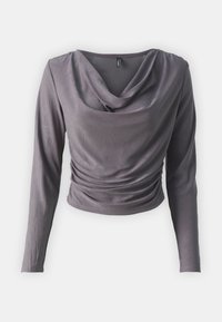 ONLFREE STRUCTURE BOATNECK - Top s dlhým rukávom - magnet