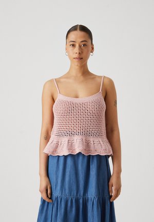 ONLMARY LIFE PEPLUM - Top - rose smoke